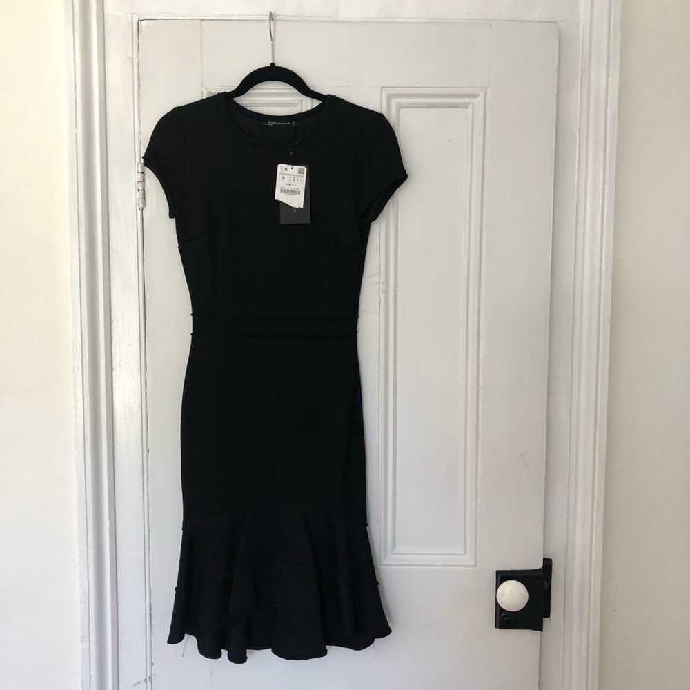 Zara black dress NWT
